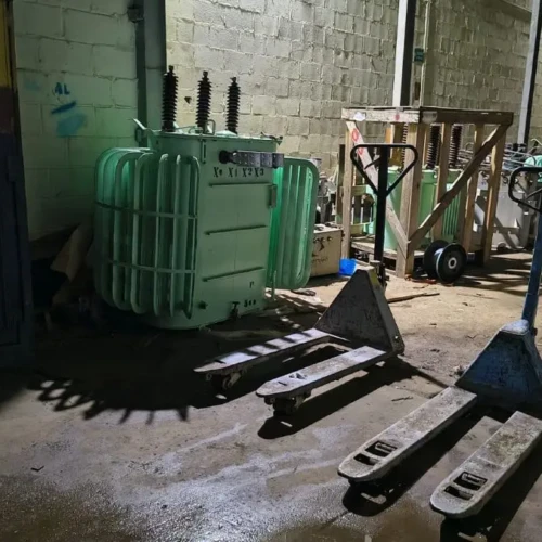 Parte dos transformadores e cabos foram recuperados - Foto divulgação Equatorial