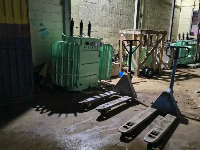 Parte dos transformadores e cabos foram recuperados - Foto divulgação Equatorial