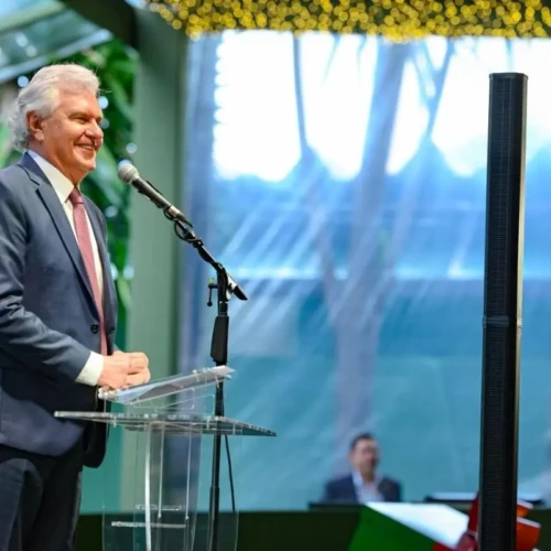 Governador falou sobre o déficit e apontou equilíbrio fiscal - Foto Cristiano Borges e Rômulo Carvalho