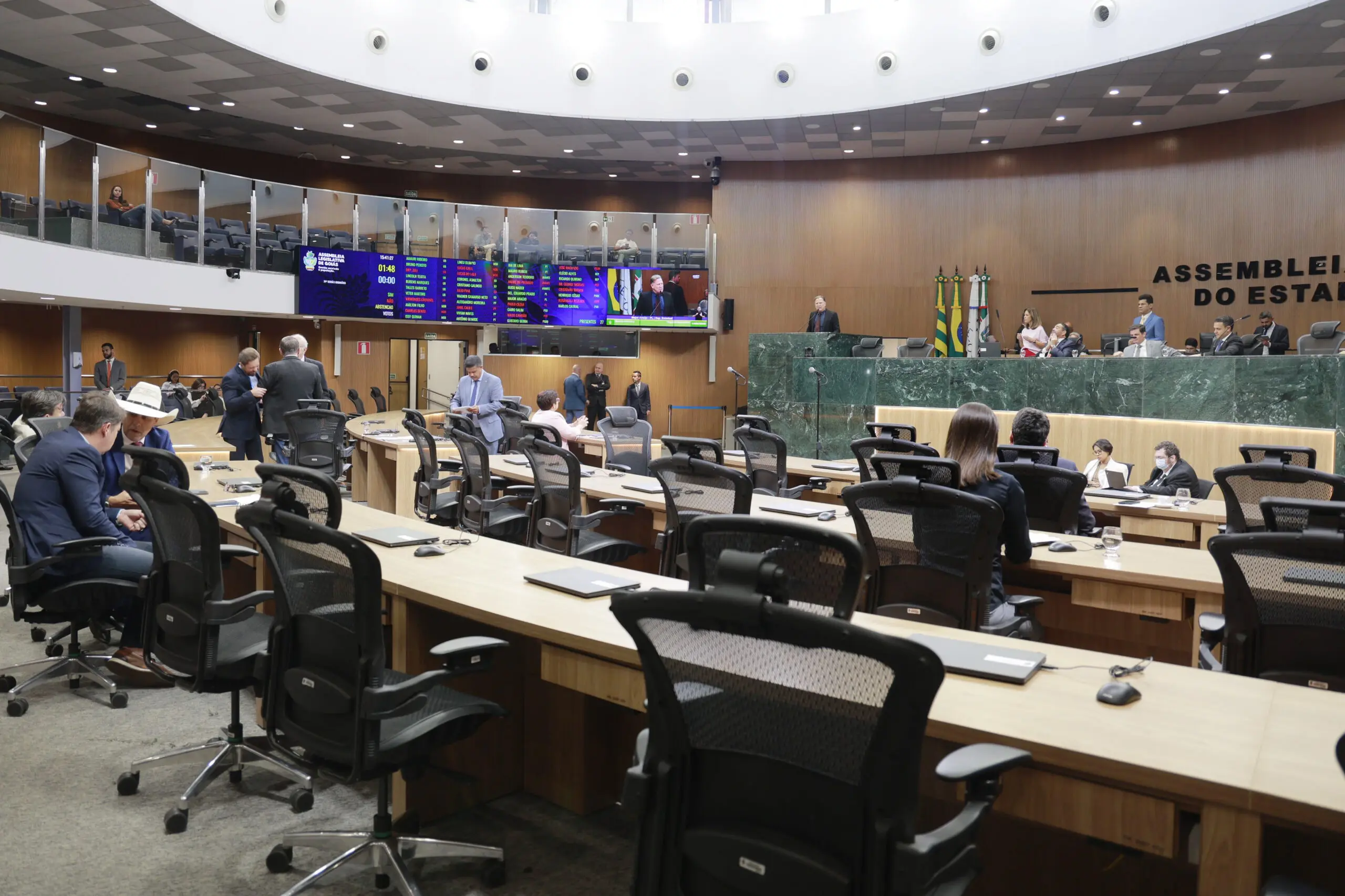 Plenário da Assembleia Legislativa de Goiás (Alego)