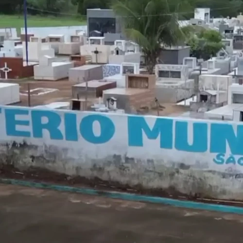 Prefeitura informa que cemitério de Araguapaz stá praticamente lotado - Foto reprodução redes sociais