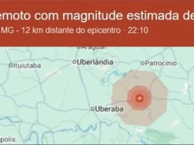 Terremoto atingiu município de região onde mineração é forte - Foto reprodução