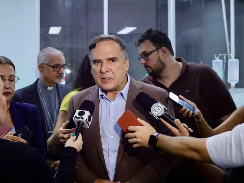 Mabel explicou avanços na Santa Casa e comentou relatório do DenaSUS - Foto Joabe Mendonça Secom Goiânia