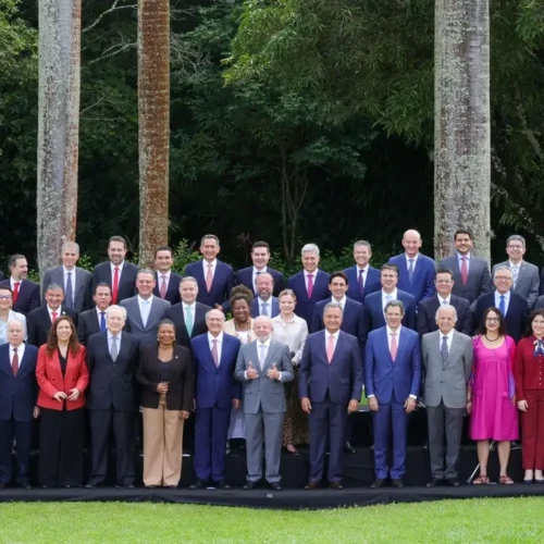 Foto oficial da última reunião de ministros de Lula de 2025 - Fabio Rodrigues Pozzebom Agência Brasil