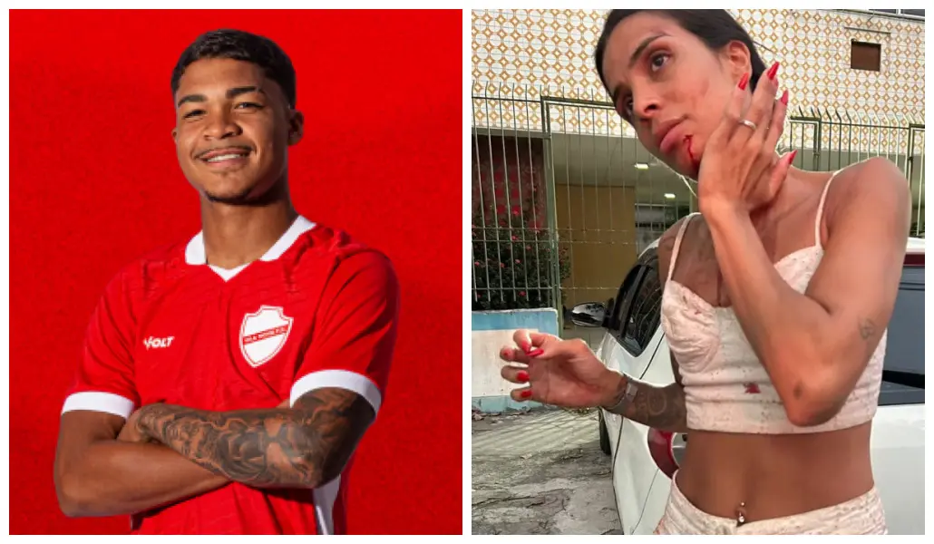 Agressão mulher diz ter sido atacada covardemente pelo atacante Gustavo Pajé, do Vila Nova