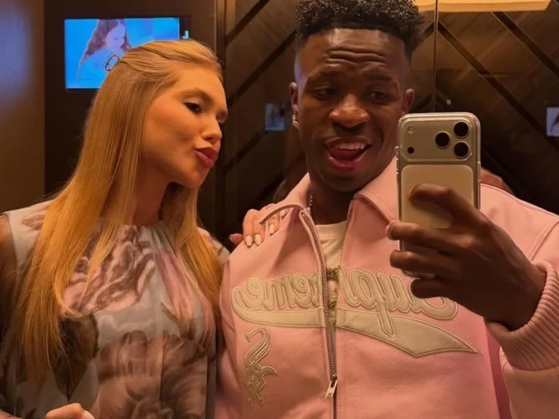 Vini Jr. passa férias em Goiânia ao lado de Virginia Fonseca antes do Natal