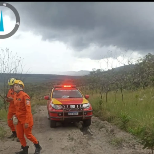 Buscas por biólogo começaram nesta terça-feira em Alto Paraíso - Foto divulgação Corpo de Bombeiros