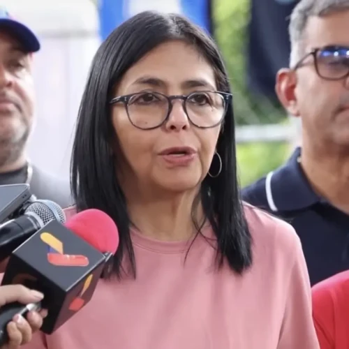 Delcy Rodrigues - vice Venezuela - Reprodução