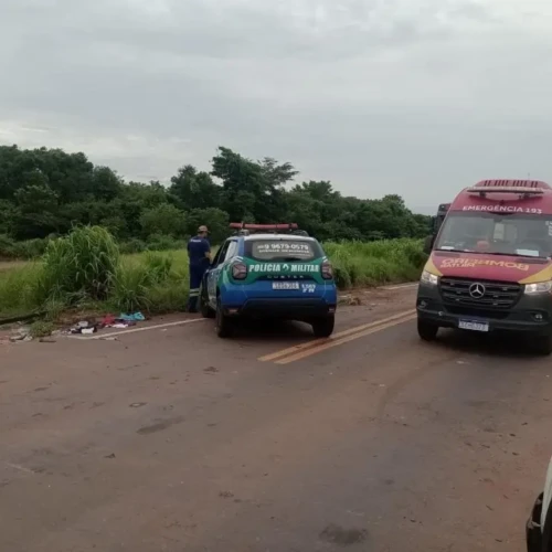 Mãe e bebê de 7 meses morrem após grave acidente na GO-164, em Nova Crixás