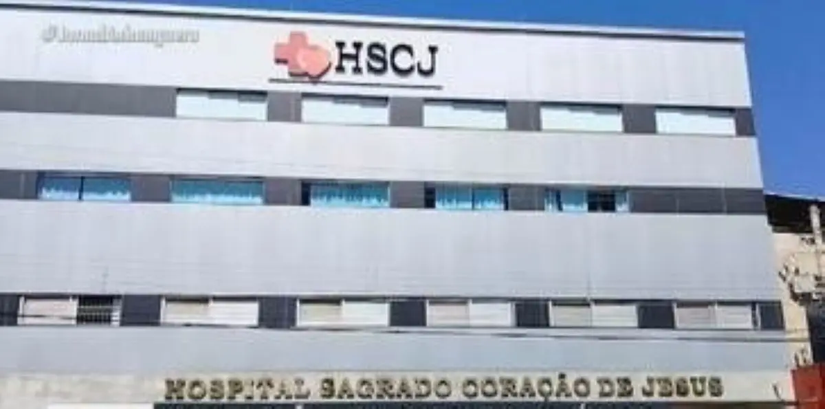 Fachada do Hospital Sagrado Coração de Jesus de Nerópolis que teve repasses suspensos - Foto reprodução