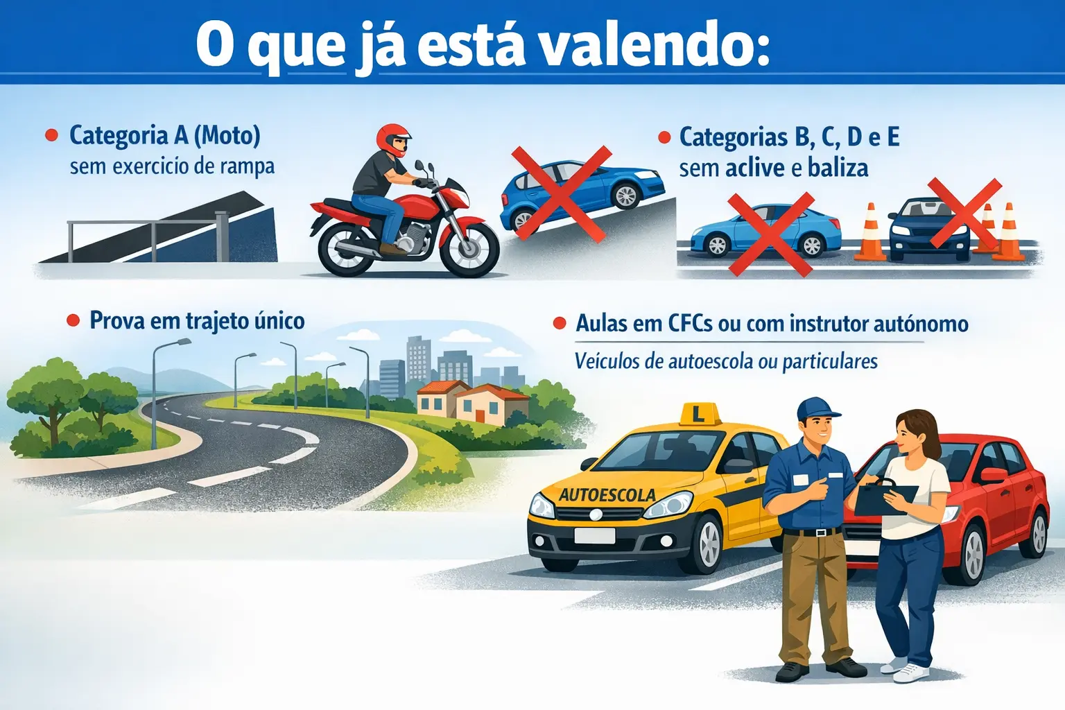 Detran o que já está valendo na CNH Brasil