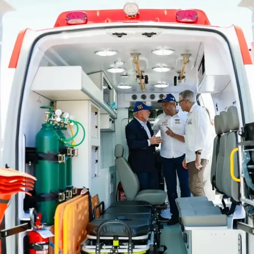 Lula na ambulancia do SUS_Ricardo Stuckert