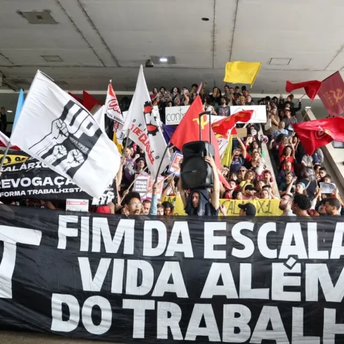 protesto pelo fim da escala 6x1