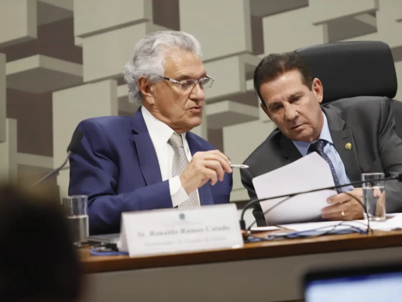 ronaldo caiado e vanderlan cardoso no senado federal