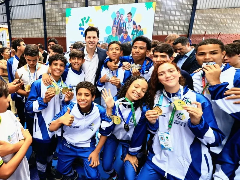 Escola para atletas Goiás inaugura colégio estadual com foco exclusivo no esporte em Goiânia