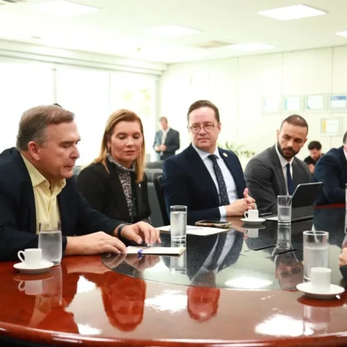 Prefeito Sandro Mabel negociou multas no TRT - Fotos Alice de Paula TRT