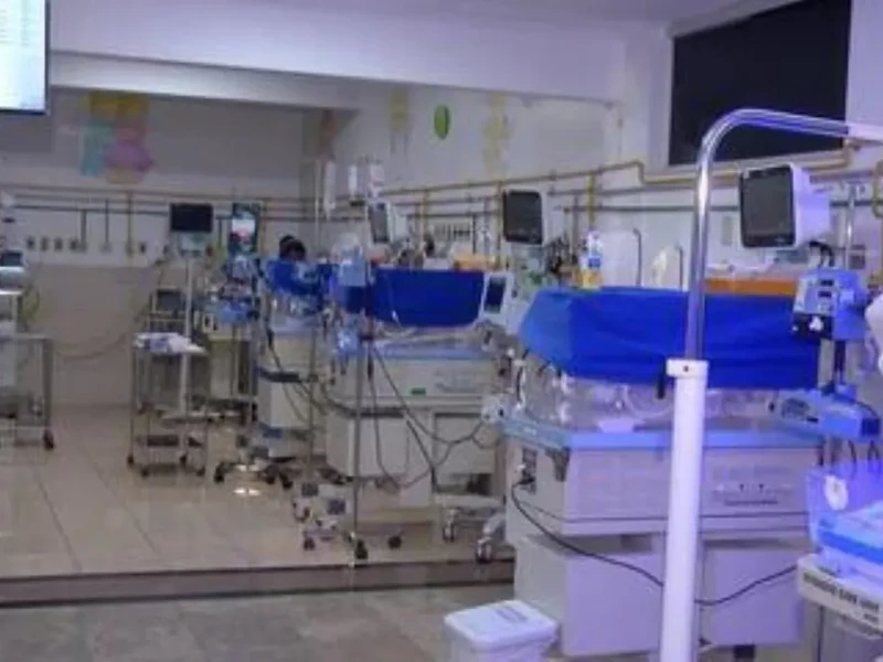 Imagem da UTI neonatal do hospital - Foto reprodução Santa Casa de Anápolis