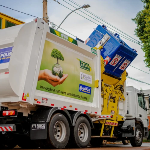coleta de lixo mecanizada em anápolis