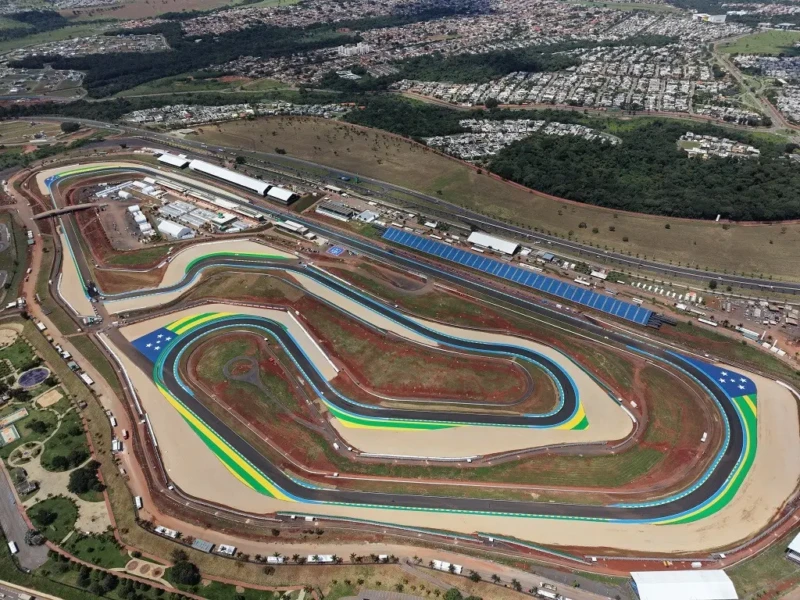 Vista aérea do Autódromo Internacional de Goiânia - Foto divulgação Ouzza Studio Audiovisual