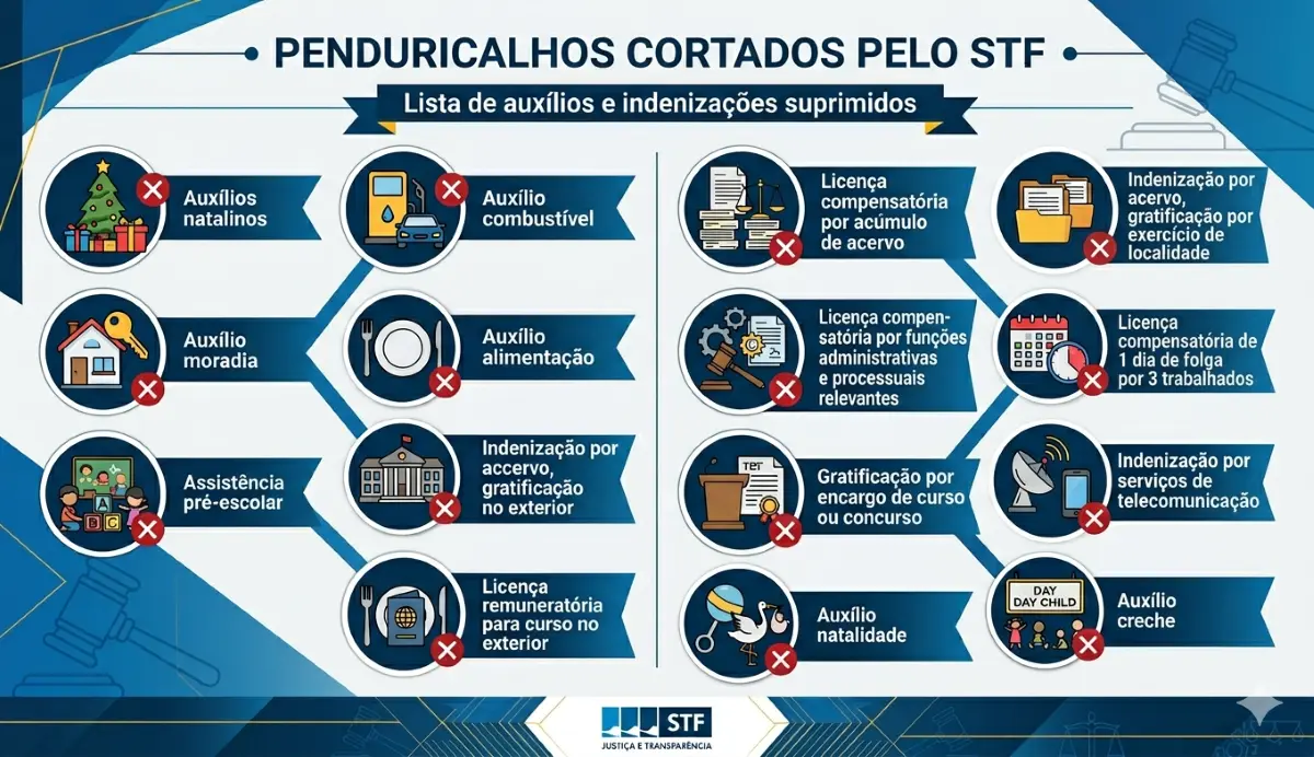 Penduricalhos cortados - arte gerada por IA ajustada
