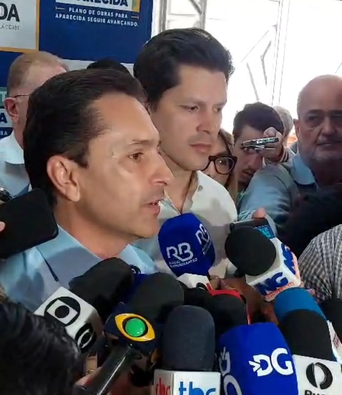 Prefeito Leandro estima fim das obras no final do ano - Foto Reprodução