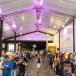 Com 3,4 mil metros quadrados, Centro de Apoio ao Romeiro de Trindade é montado para a maior romaria de Goiás - Foto Diego Canedo - OVG