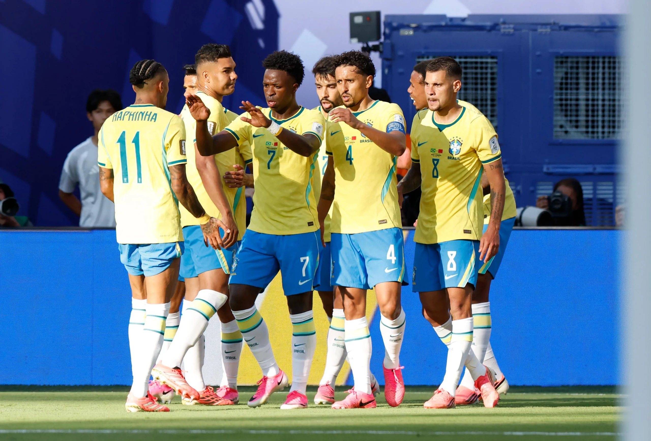 premiação dos jogadores da seleção brasileira