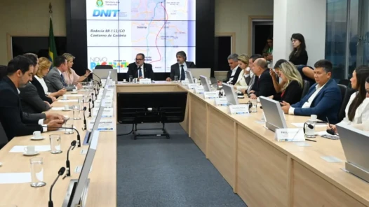 Lançamendo do edital de construção do novo anel viário de Goiânia foi em Brasília - Foto Alex Malheiros Secom Goiânia