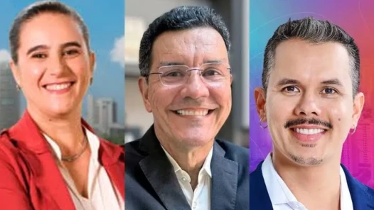 Kátia, Edward e Fabrício Fotomontagem divulgação
