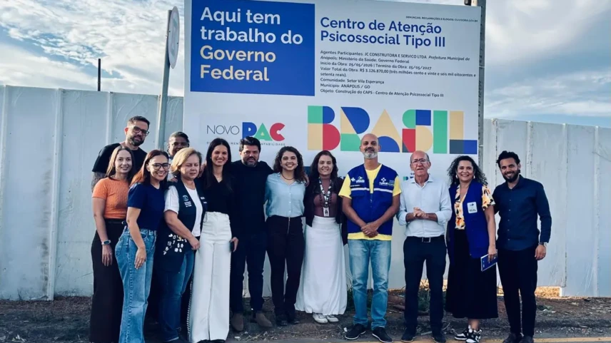 Solenidade de assinatura de ordem de serviço para construção de CAPS em Anápolis. Foto__Carla Guimarães-MS