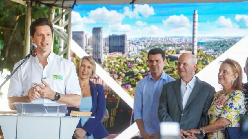 Governador Daniel Vilela lembra que Parque Serrinha é um dos poucos espaços de Goiânia com vegetação nativa do Cerrado – Foto Hegon Corrêa Secom Goiás