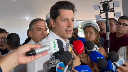 Governador explicou planos de transferir o Hugo - Foto reprodução de vídeo -DG