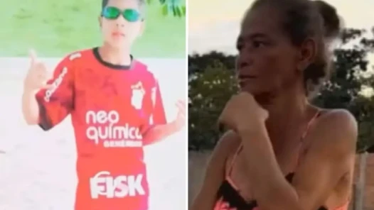 Vítimas no Lago de Corumbá eram sobrinho e tia - Fotomontagem reprodução Tv Anhanguera