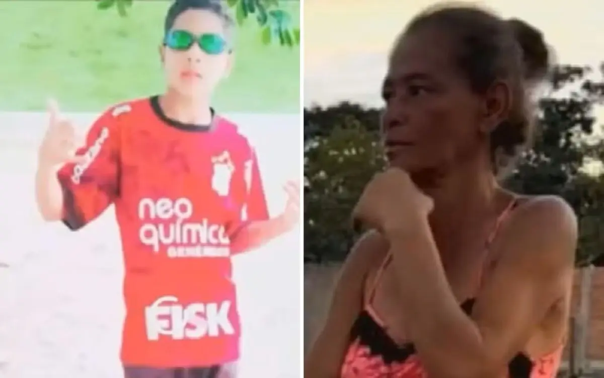 Vítimas no Lago de Corumbá eram sobrinho e tia - Fotomontagem reprodução Tv Anhanguera