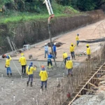 Obras de canalização com concreto armado iniciadas em agosto avançam no Córrego Cascavel - Foto Seinfra