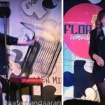 Humorista tentou se defender da cadeirada - Fotomontagem reprodução - YouTube Fernanda Arantes