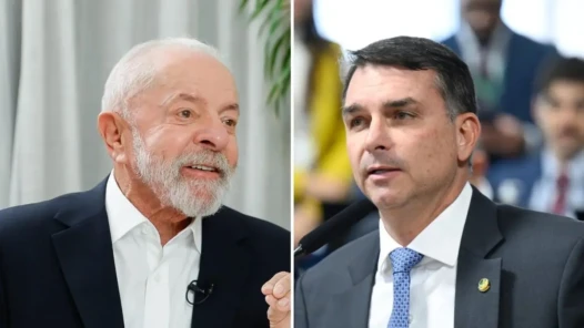 lula e flávio bolsonaro