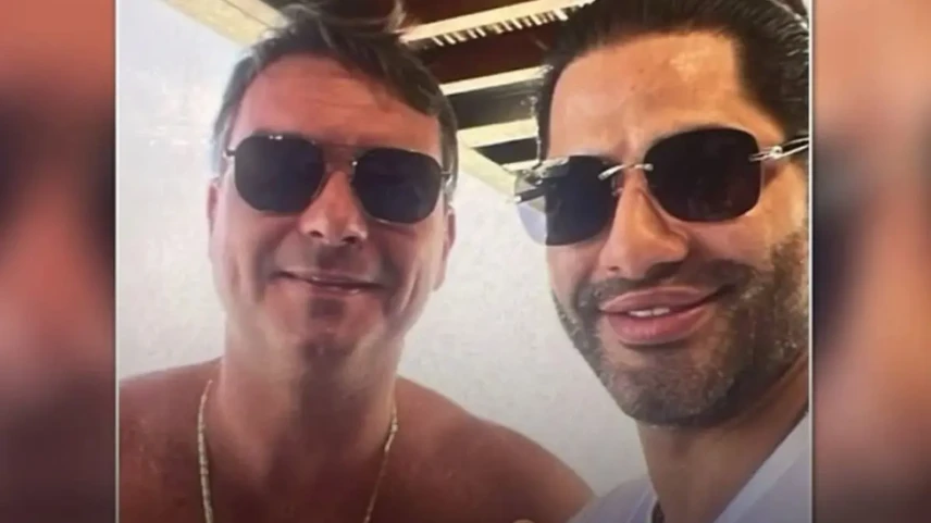 Flávio Bolsonaro e Sicário de Vorcaro aparecem em foto obtida por ICL Notícias -