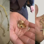 Parte das joias foi recuperada junto com celulares adquiridos com o dinheiro do furto - Fotomontagem imagens da PMDF