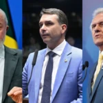 Lula, Flávio e Caiado - Fotomontagem reprodução CNN Brasil