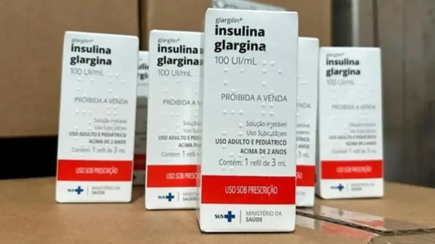 Caneta reutilizável e insulina glargina distribuídas pelo SUS para pacientes com diabetes em Goiás - Foto divulgação Ministério da Saúde