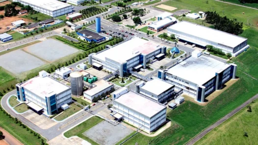 ‎vista aerea do laboratorio teuto foto divulgacao