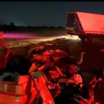 Colisão grave na G0 139, próximo de Vianópolis, deixou quatro mortos, incluindo grávida, adolescente e criança - Foto CBMGO Silvânia