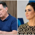 Marconi Perillo e Jacqueline Zaiden - Fotomontagem reprodução DM