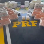 Medicamentos seguiam sem acondicionamento adequado, escondidos em veículo que policiais fiscalizaram - Foto PRF