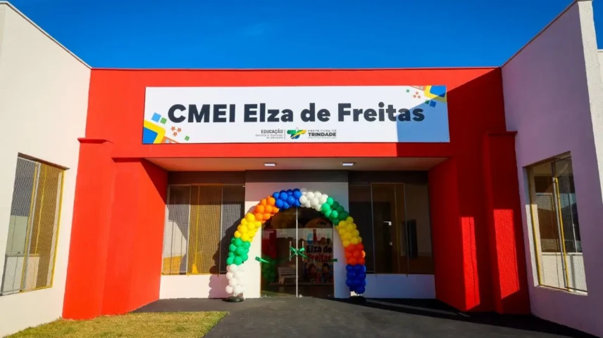 Cmei Elza de Freitas no Cristina 2 foi inaugurado em Trindade - Foto divulgação Prefeitura de Trindade