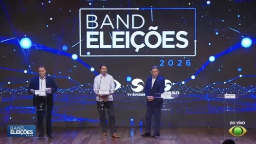 1º debate foi no domingo - Foto reprodução TV Sucesso Band