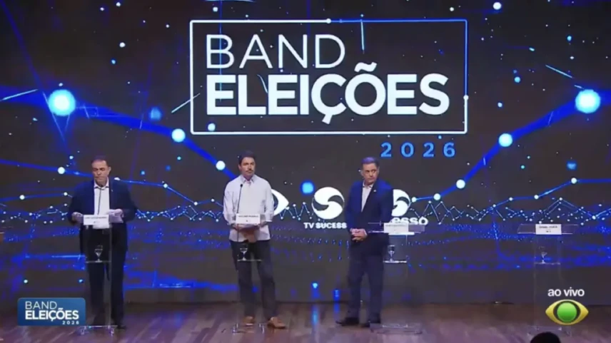 1º debate foi no domingo - Foto reprodução TV Sucesso Band