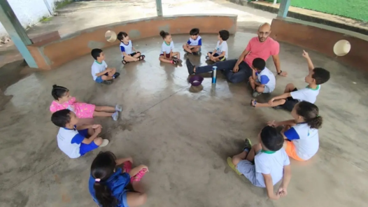 Escolas de Goiânia foram orientadas a adaptarem atividades ao tempo seco - Foto SME