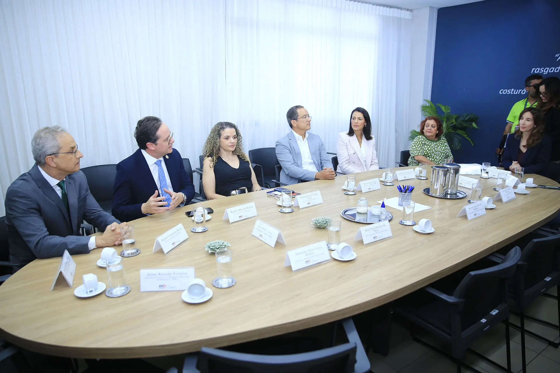 Assinatura do novo acordo para vagas em escolas foi assinado no MPGO - Foto João Vitor Simões - MPGO
